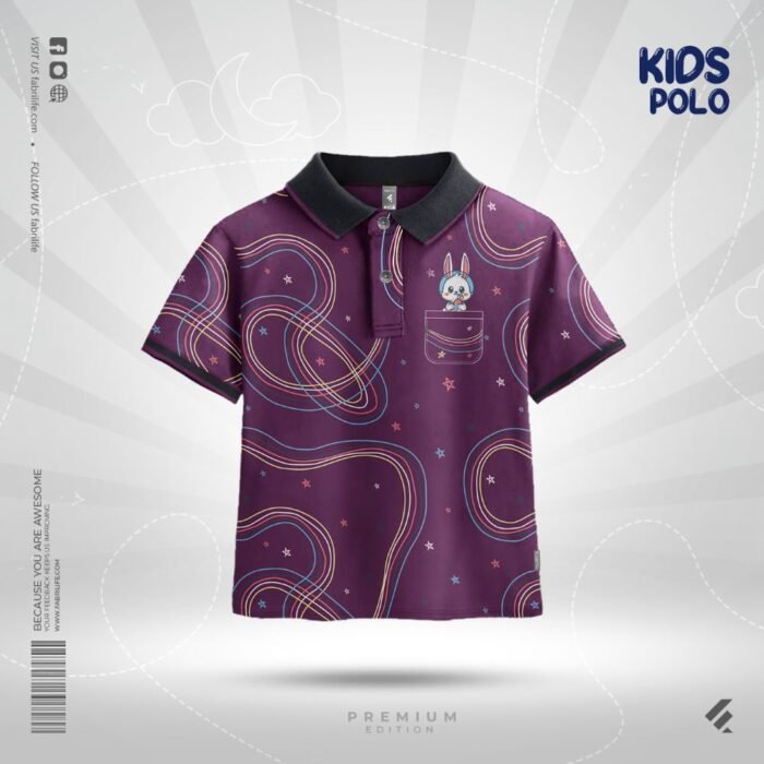 Kids Premium Polo T-Shirt - Cat Pack - Image 1