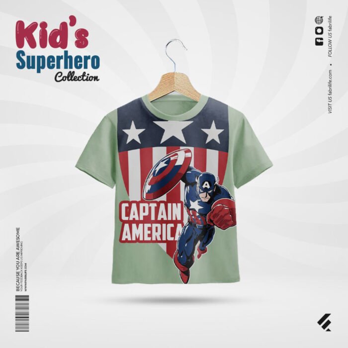 Kids Premium T-Shirt - Captain America - Image 1